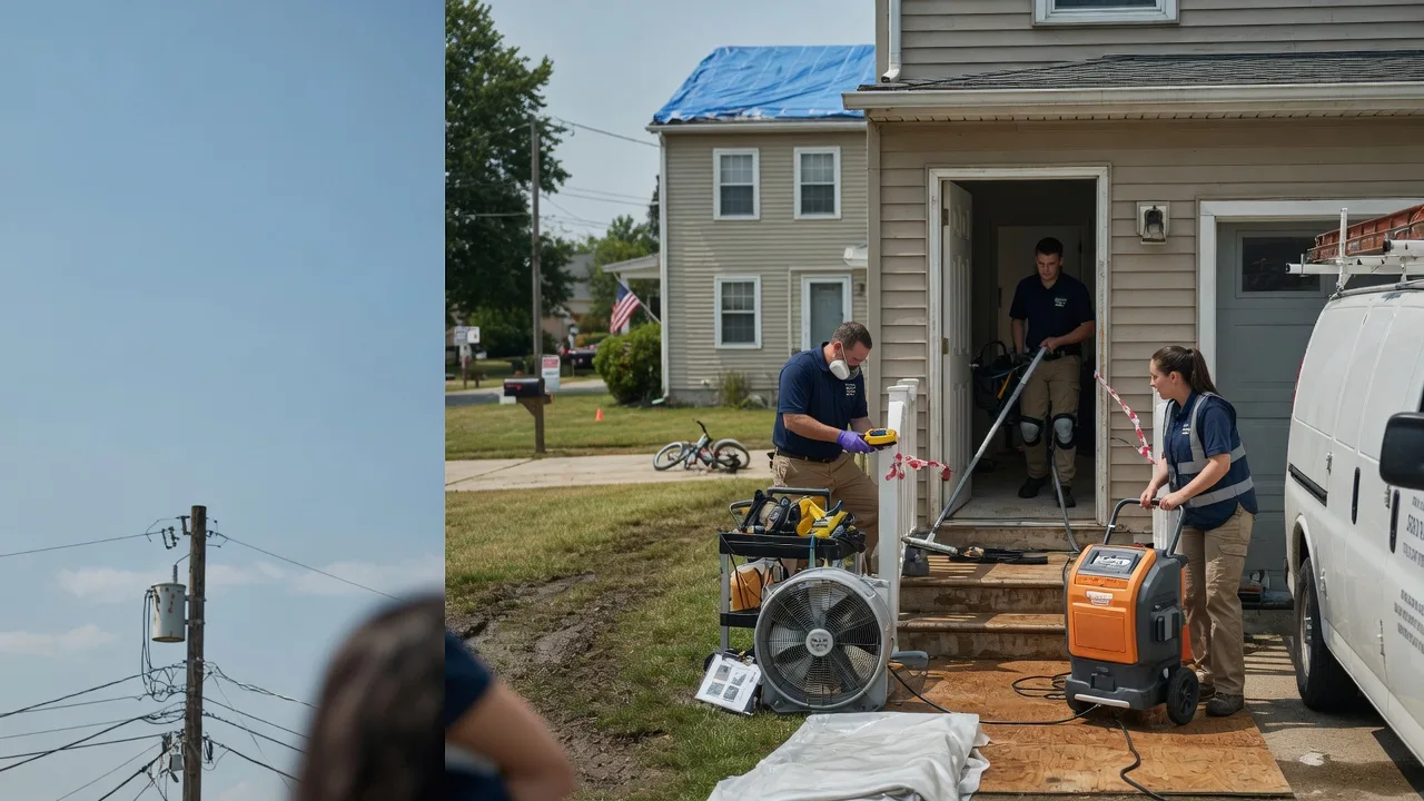 Water Damage Repair in Hostetter, PA near me
